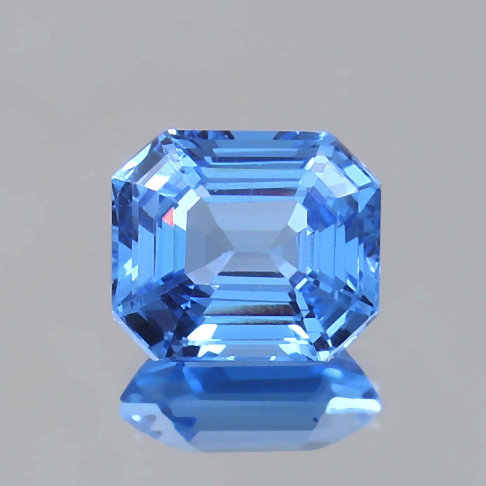 AAA+ Natural Flawless Brazilian Blue Spinel Loose Gemstone Radiant Cut 6.70 Ct
