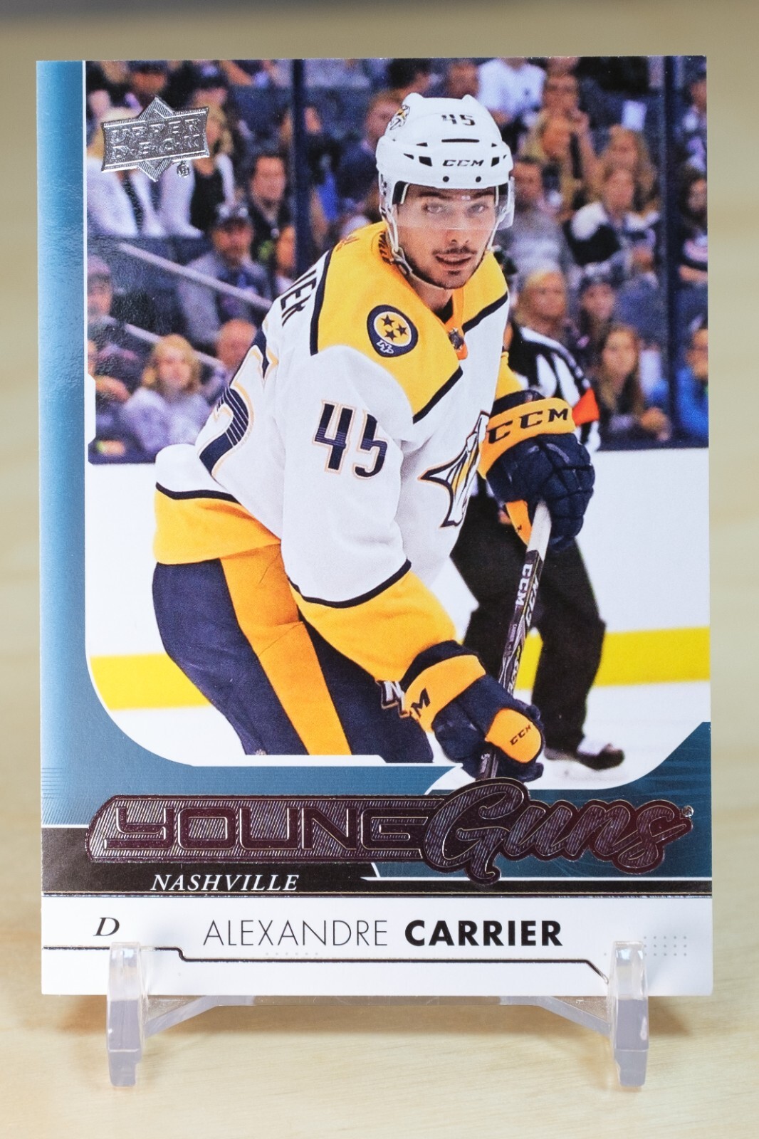 2017-18 Upper Deck Young Guns #485 Alexandre Carrier - Nashville Predators 2017-18 Upper Deck Young Guns #485 Alexandre Carrier - Nashville Predators