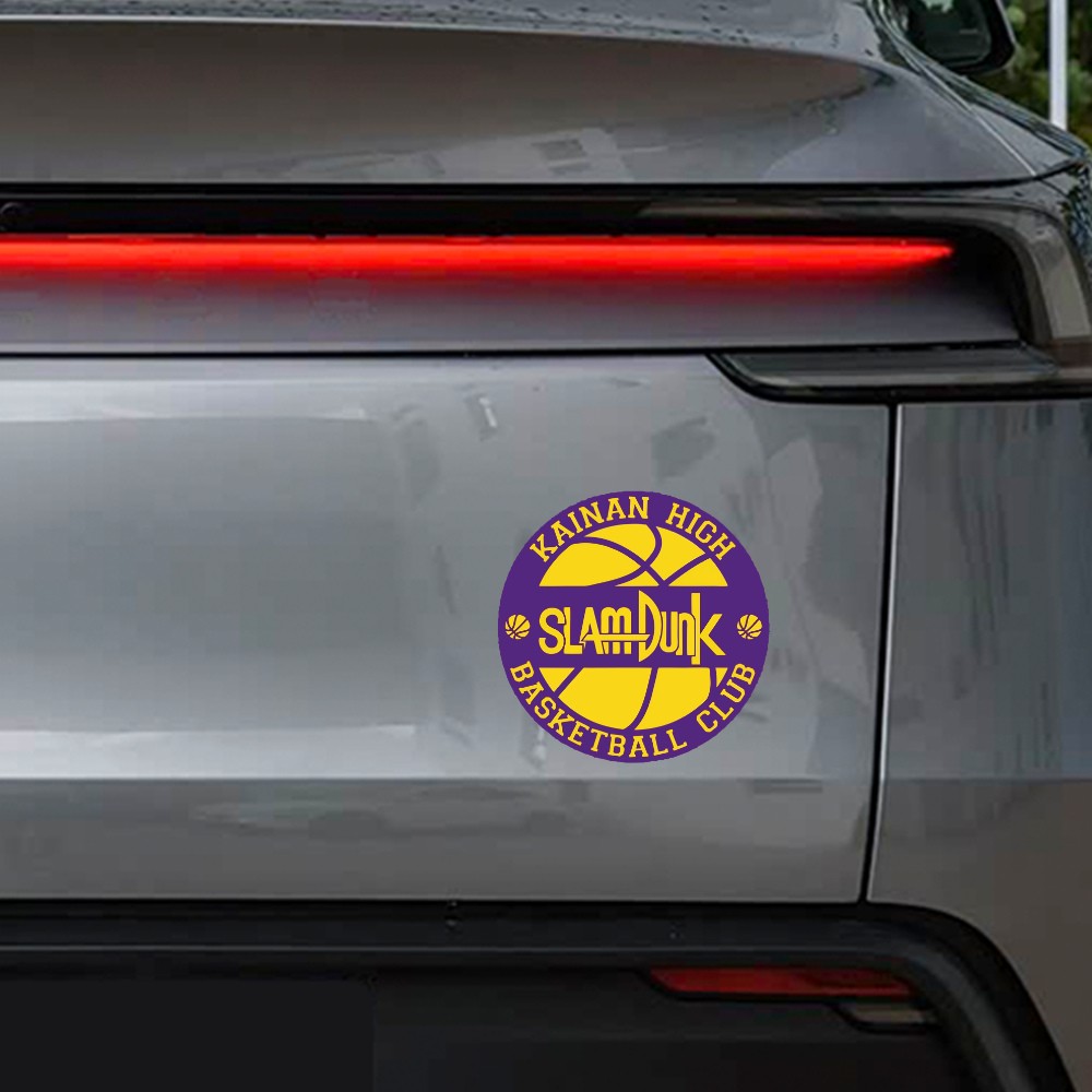 Basketball club Stickers Waterproof Self-adhesive for Car windows Wall Luggage
