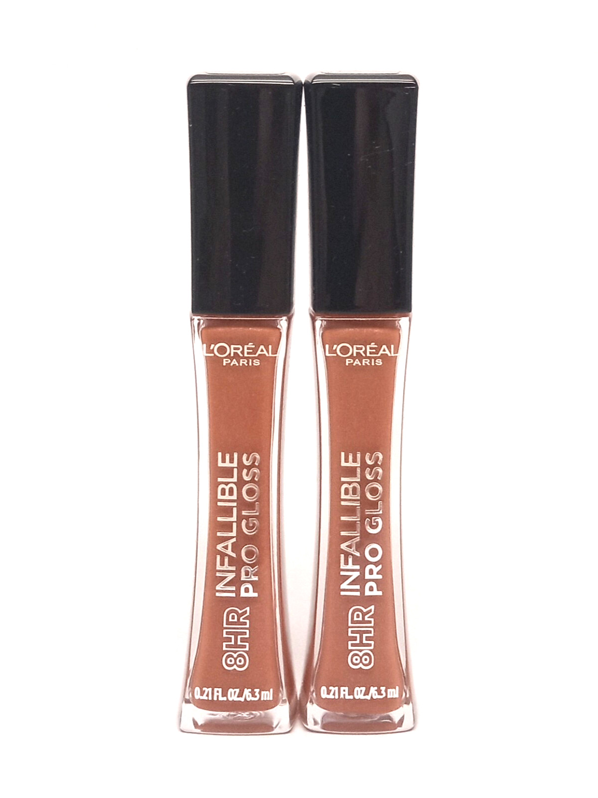 2  X  L’OREAL PARIS INFALLIBLE PRO GLOSS 8 HOUR 825 0.21 OZ NEW
