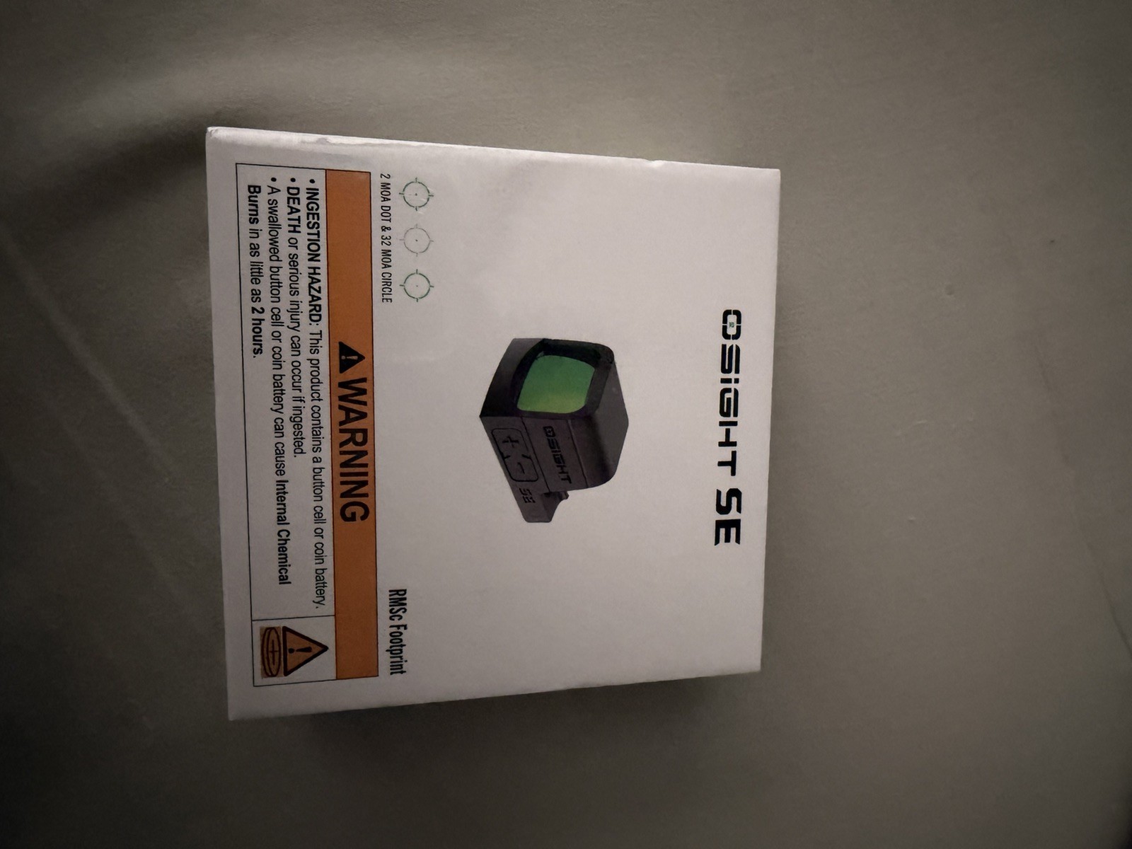 OSIGHT SE Enclosed Green Dot, 2 & 32 MOA Multi-Reticle