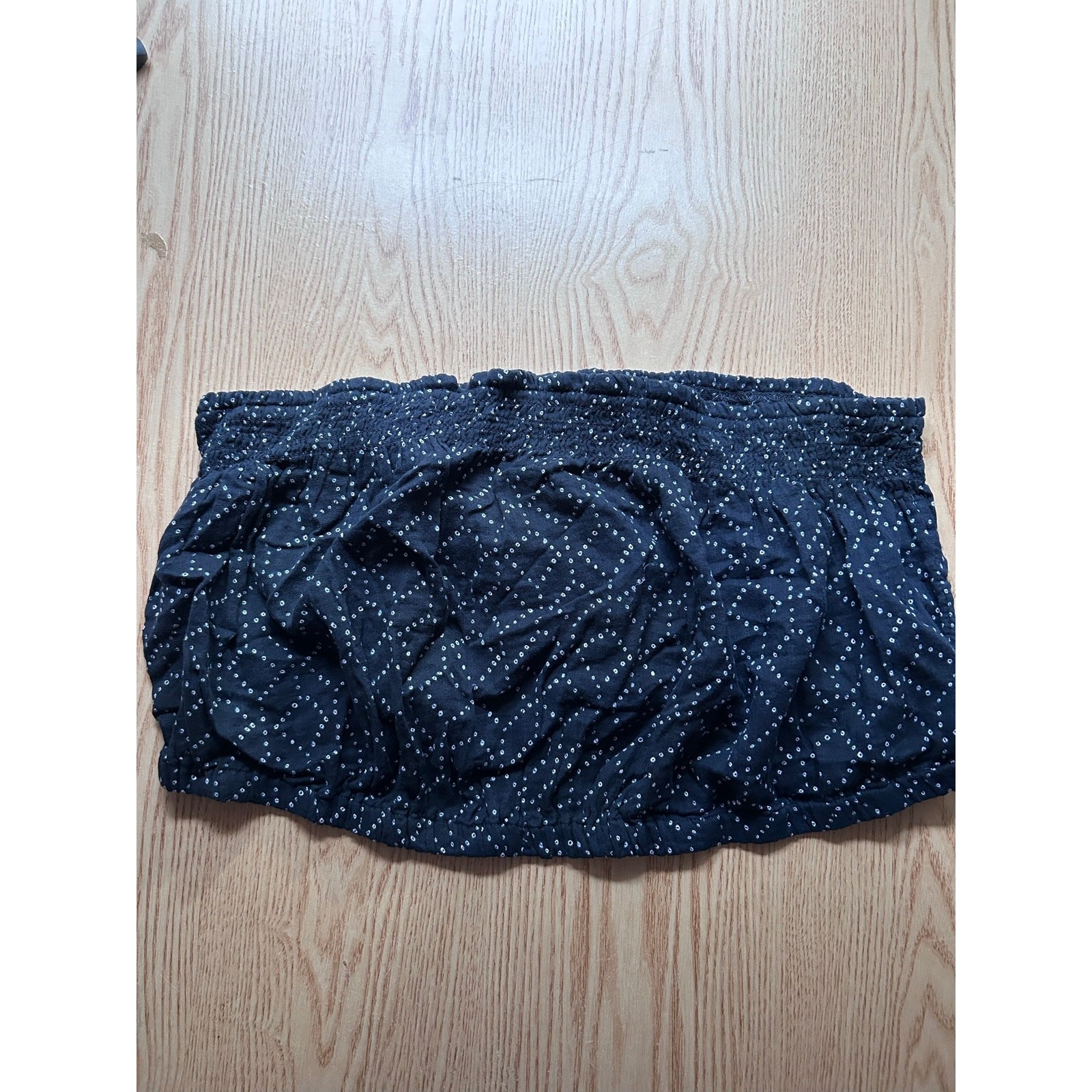New Women’s Universal Thread Tube Top Cotton Lightweight Stretchy Navy size XL