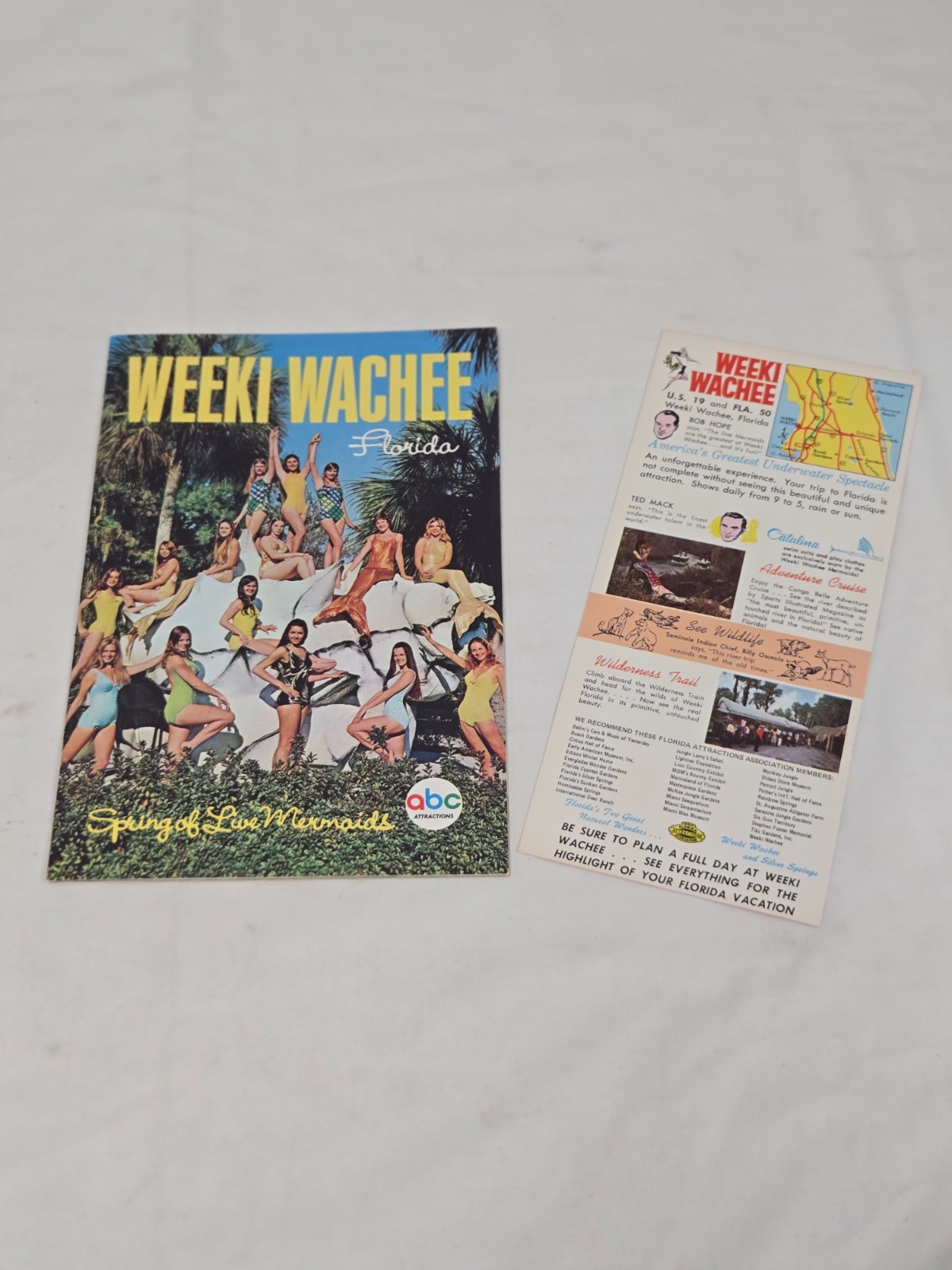 Vintage RARE EARLY 1970\'s Weeki Wachee Spring of Live Mermaids Booklet Vintage RARE EARLY 1970\'s Weeki Wachee Spring of Live Mermaids Booklet