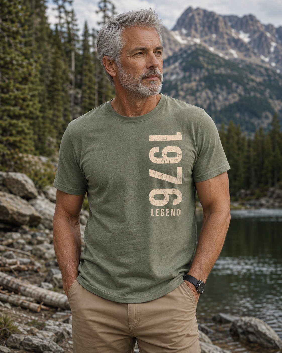 Men's 1976 Legend T-Shirt Birthday Vintage Born in 1976 Men's 1976 Legend T-Shirt Birthday Vintage Born in 1976