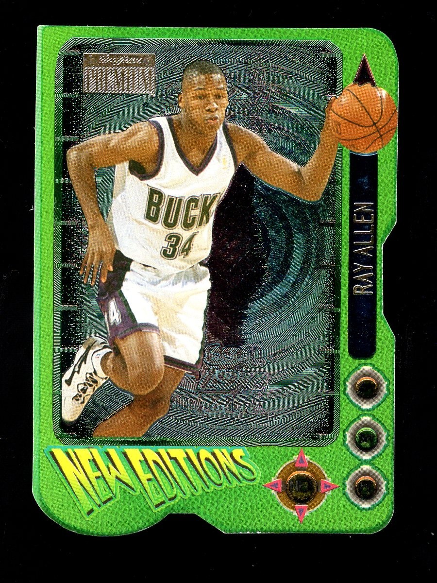 1996-97 SKYBOX NEW EDITIONS #2 RAY ALLEN RC BUCKS HEAT 2A