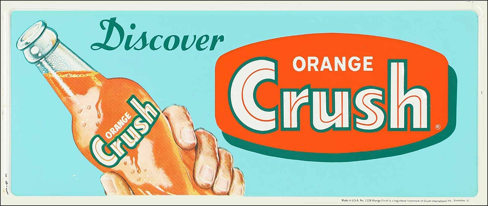DISCOVER ORANGE CRUSH SODA POP 24\