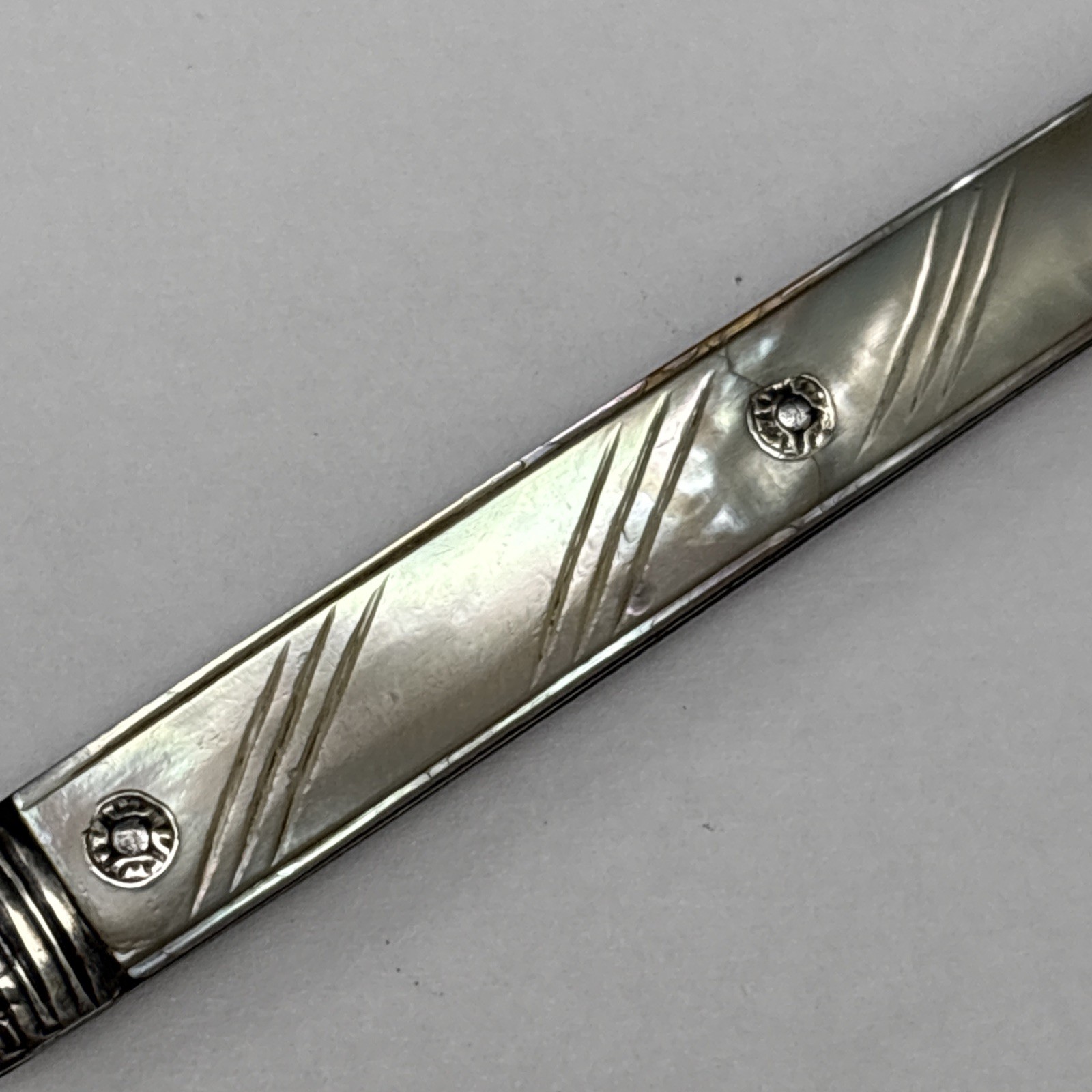 Fantastic Late 1700S Early 1800S Georgian Colonial Era Pearl Handle Pocket Knife Fantastic Late 1700S Early 1800S Georgian Colonial Era Pearl Handle Pocket Knife