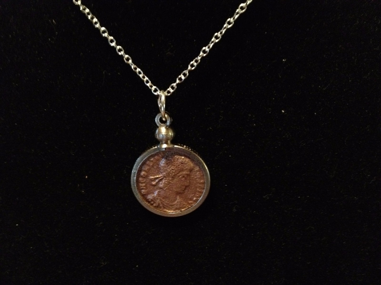 Ancient Roman Coin Necklace Pendant Jewelry  Genuine Ancient Roman Coin