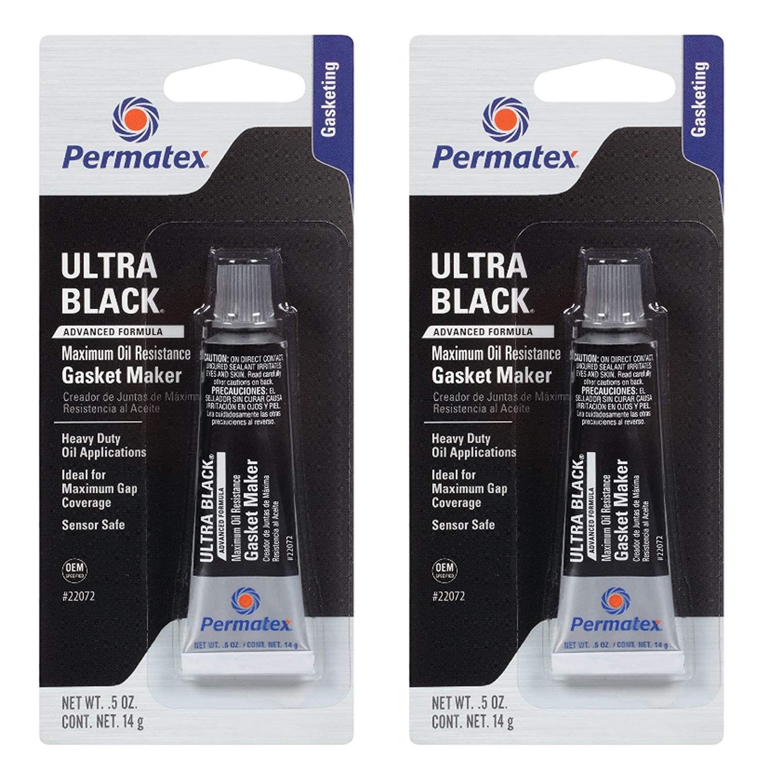 Permatex Set of 2 Ultra Black Maximum Oil Resistance RTV Silicone Gasket Maker