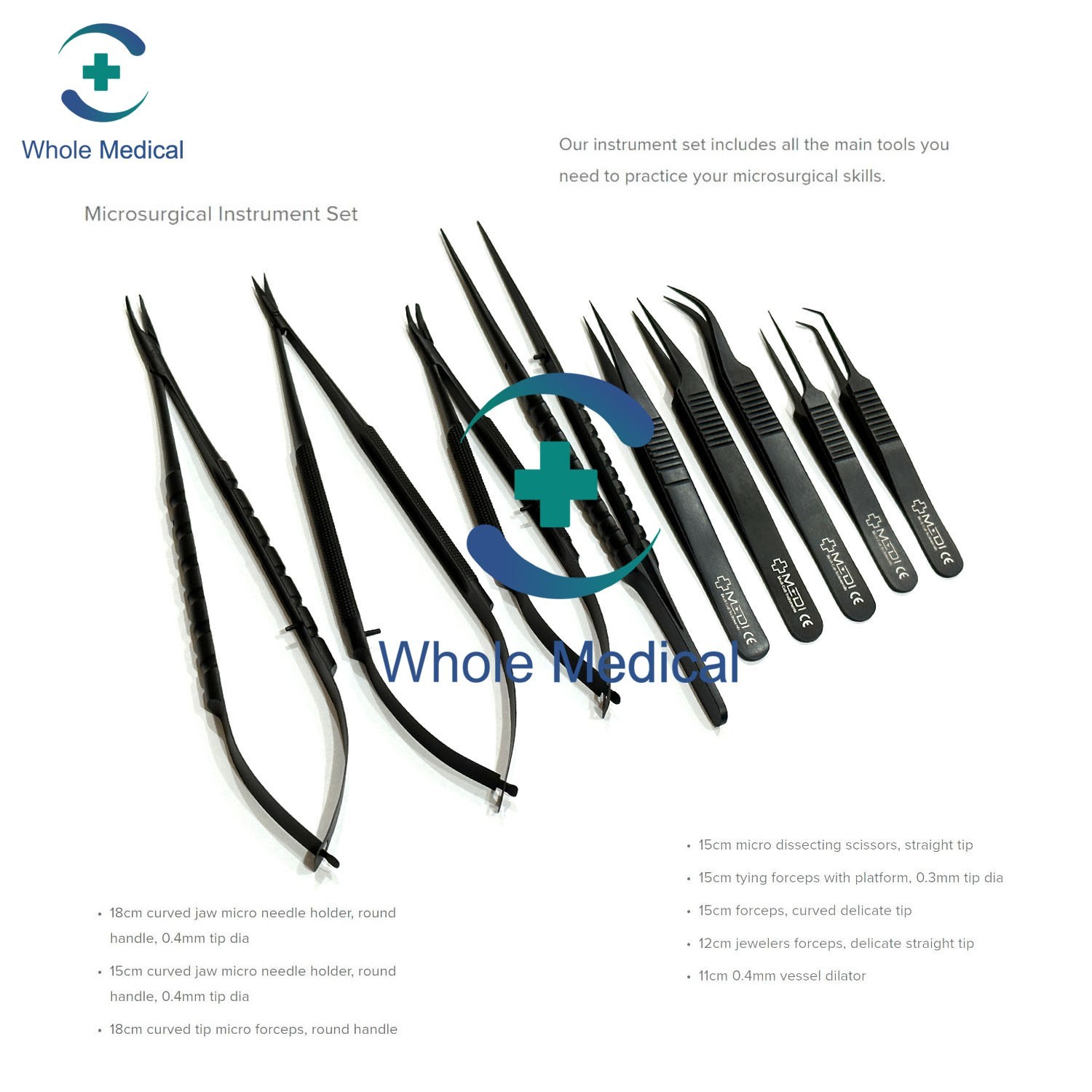 Micro Surgical Instruments Set Basic Hand Surgery Microsurgery Instruments set Micro Surgical Instruments Set Basic Hand Surgery Microsurgery Instruments set