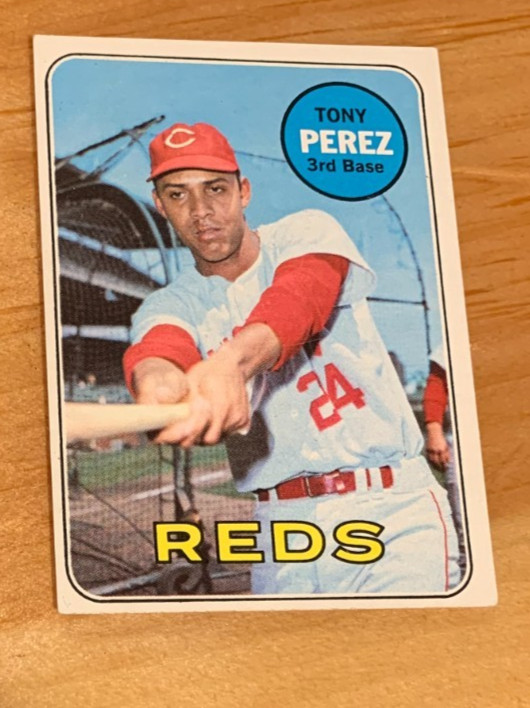 1969 Topps #295 Tony Perez Cincinnati Reds Sharp HOF 1969 Topps #295 Tony Perez Cincinnati Reds Sharp HOF