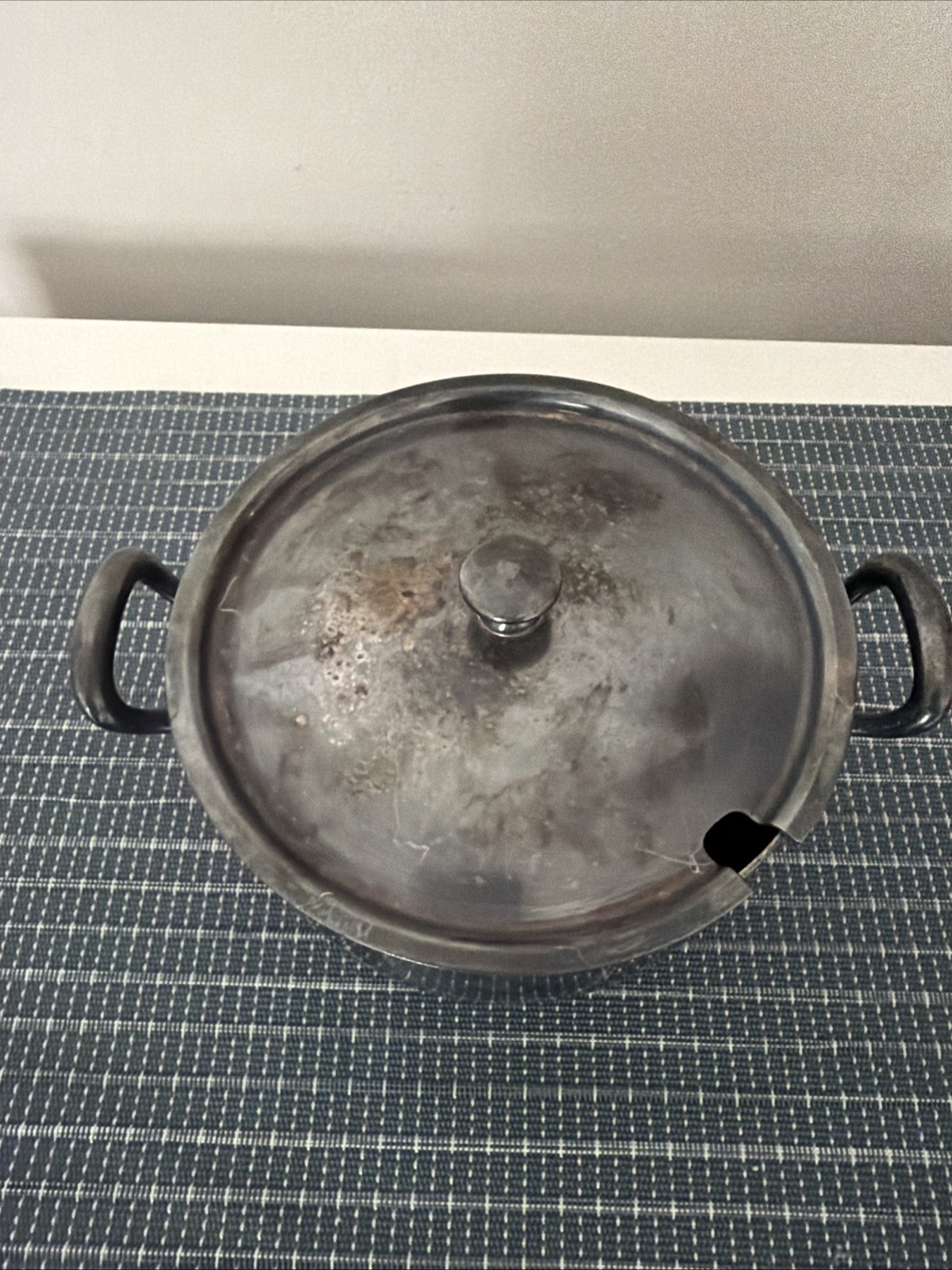 Antique WMF Germany NS Silverplate Covered Serving Bowl Geislingen