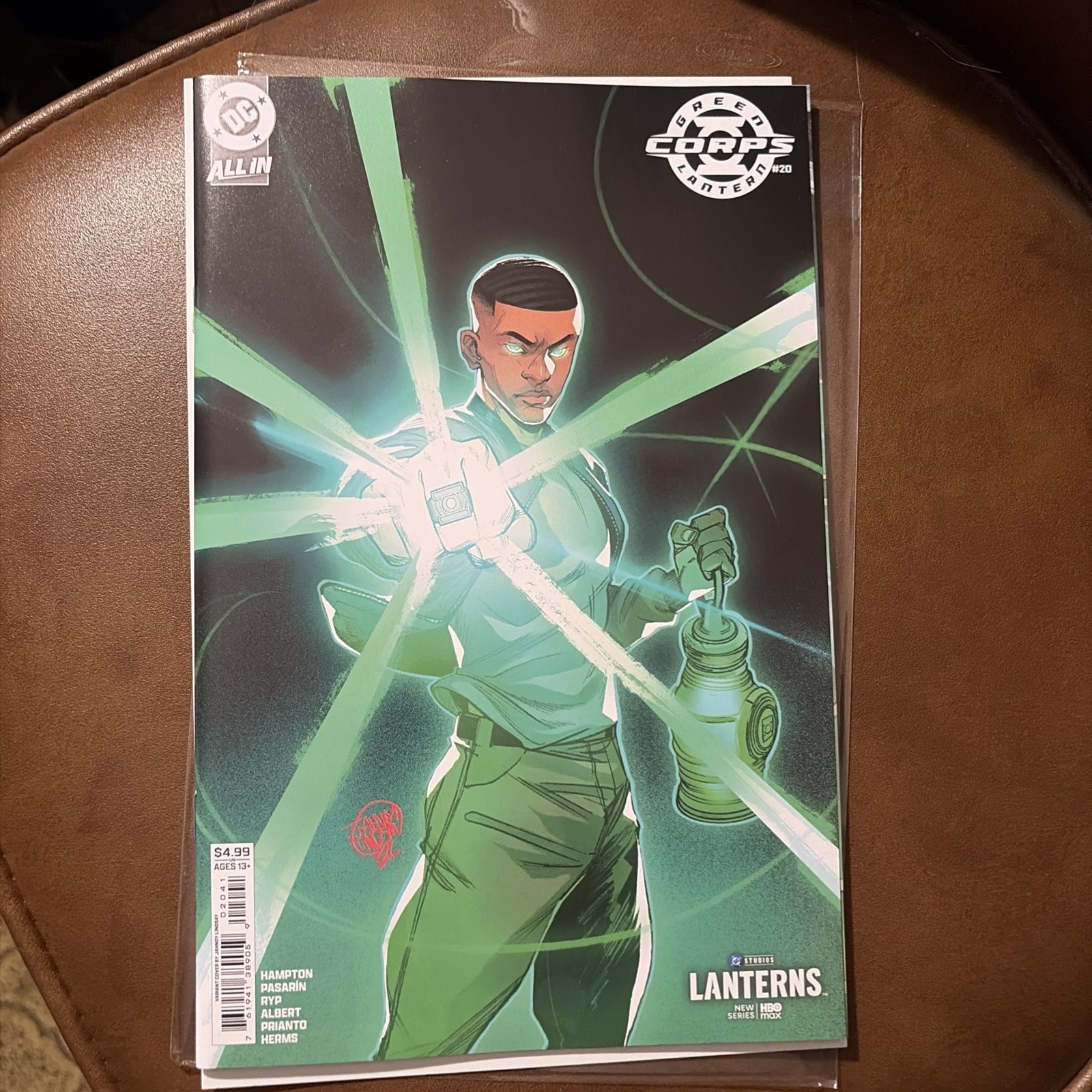 Green Lantern Corps #20 John Stewart HBO Lanterns TV Show Variant D Cover