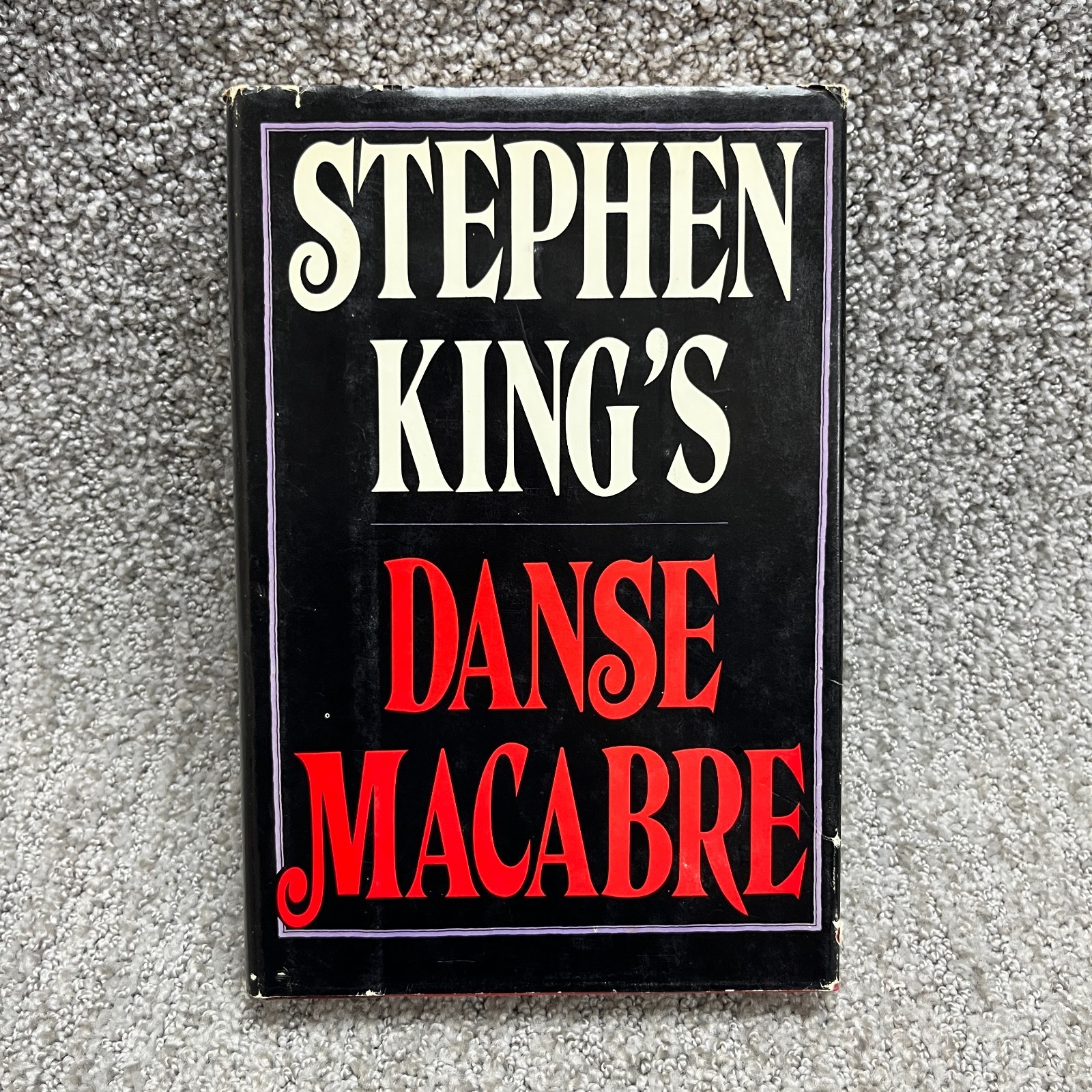 Stephen King Danse Macabre Hardcover DJ BCE 1981 Everest House Horror Nonfiction