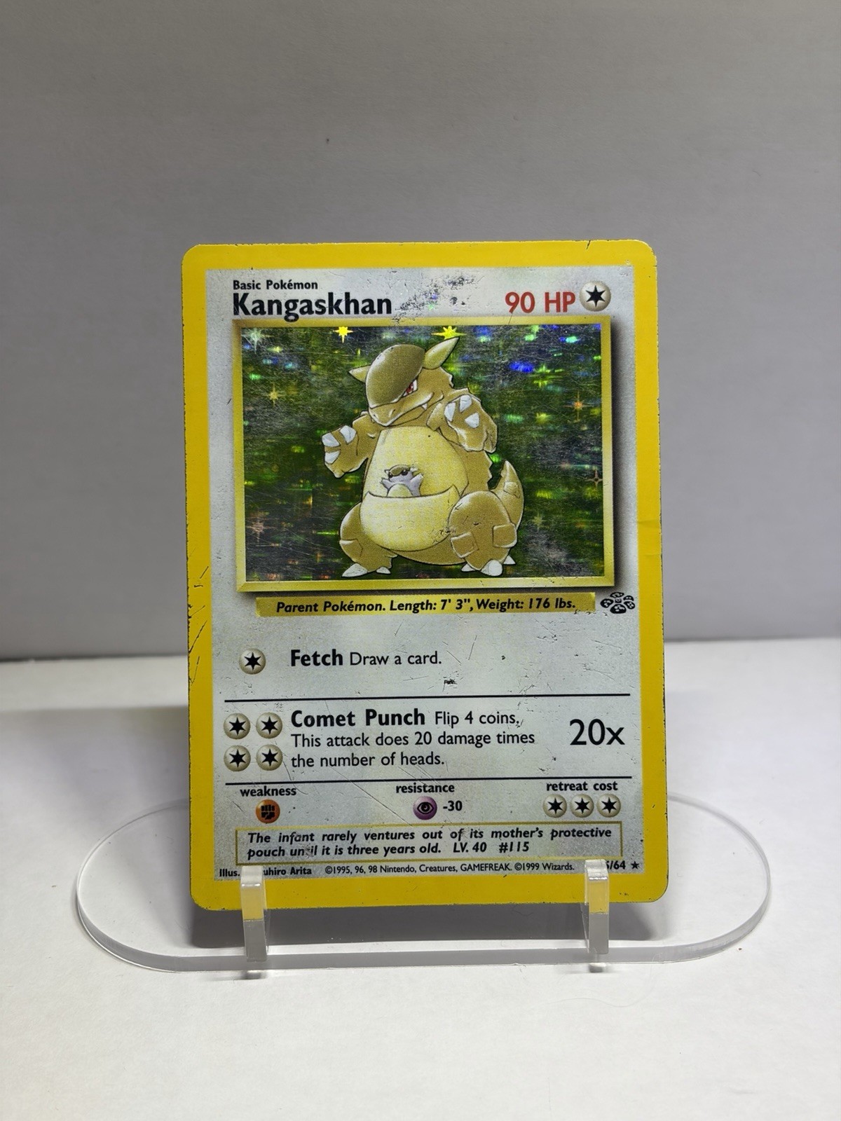 POKéMON TCG-Kangaskhan 05/64. Jungle. Holo rare.
