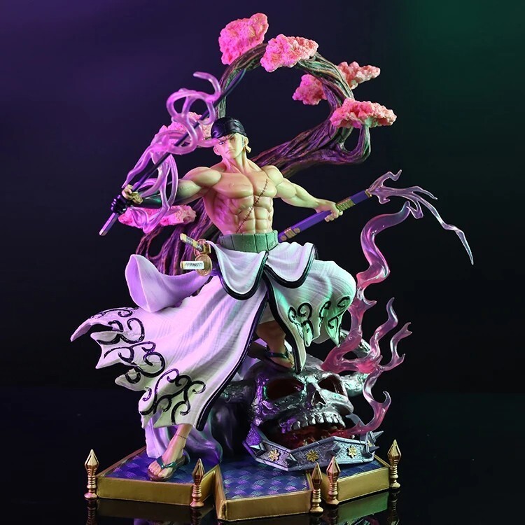 Roronoa Zoro Statue Resin TIANJI Burning Wind Studio One Piece 35cm with Box