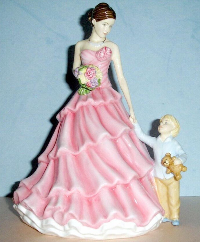 Royal Doulton Loving Moments Mothers Figure of Year 2018 Mom/Son HN54873 New