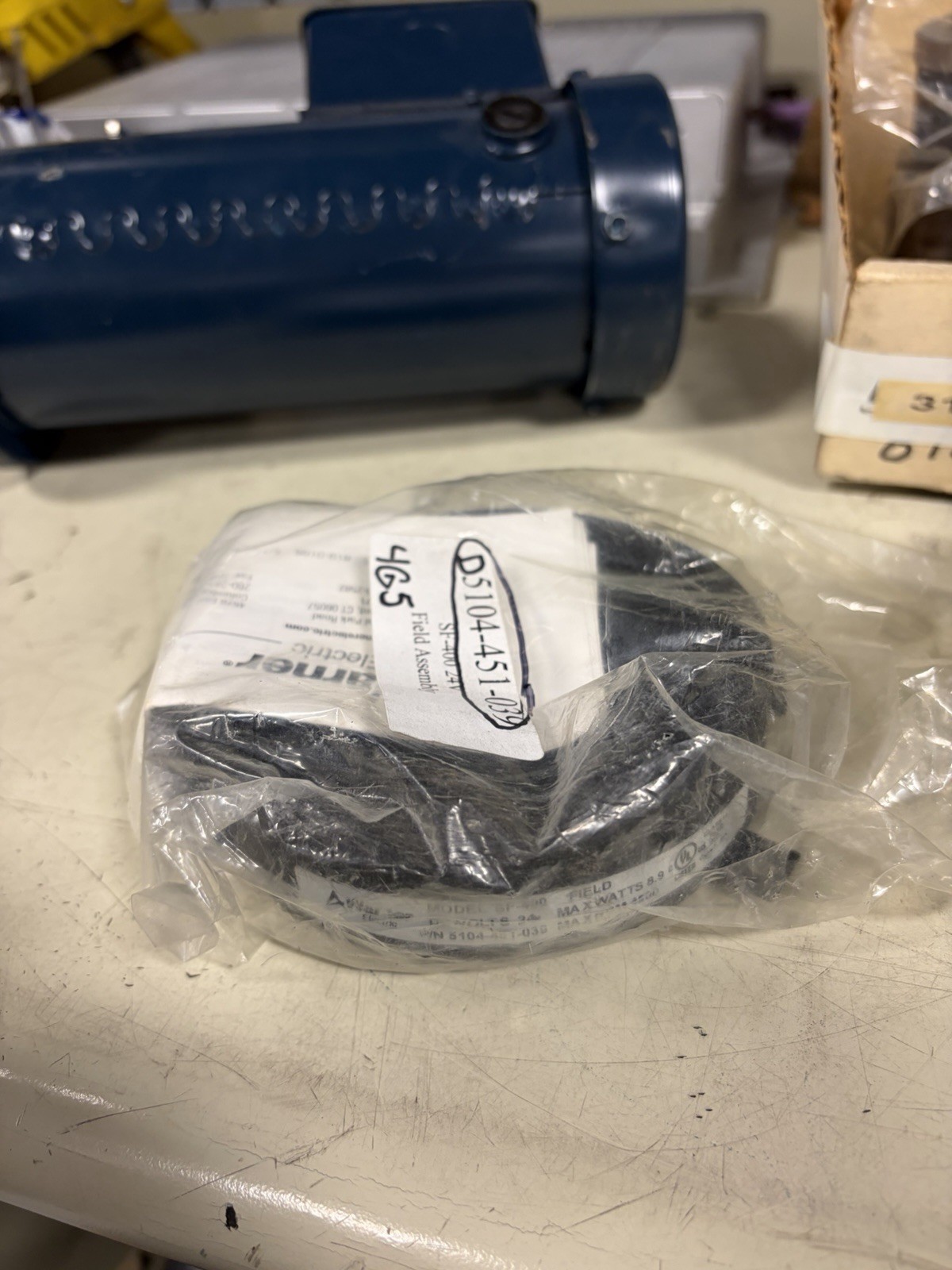 NEW Warner Electric 5104-451-039 Model SF-400 Clutch 24VDC 8.9W 4500RPM