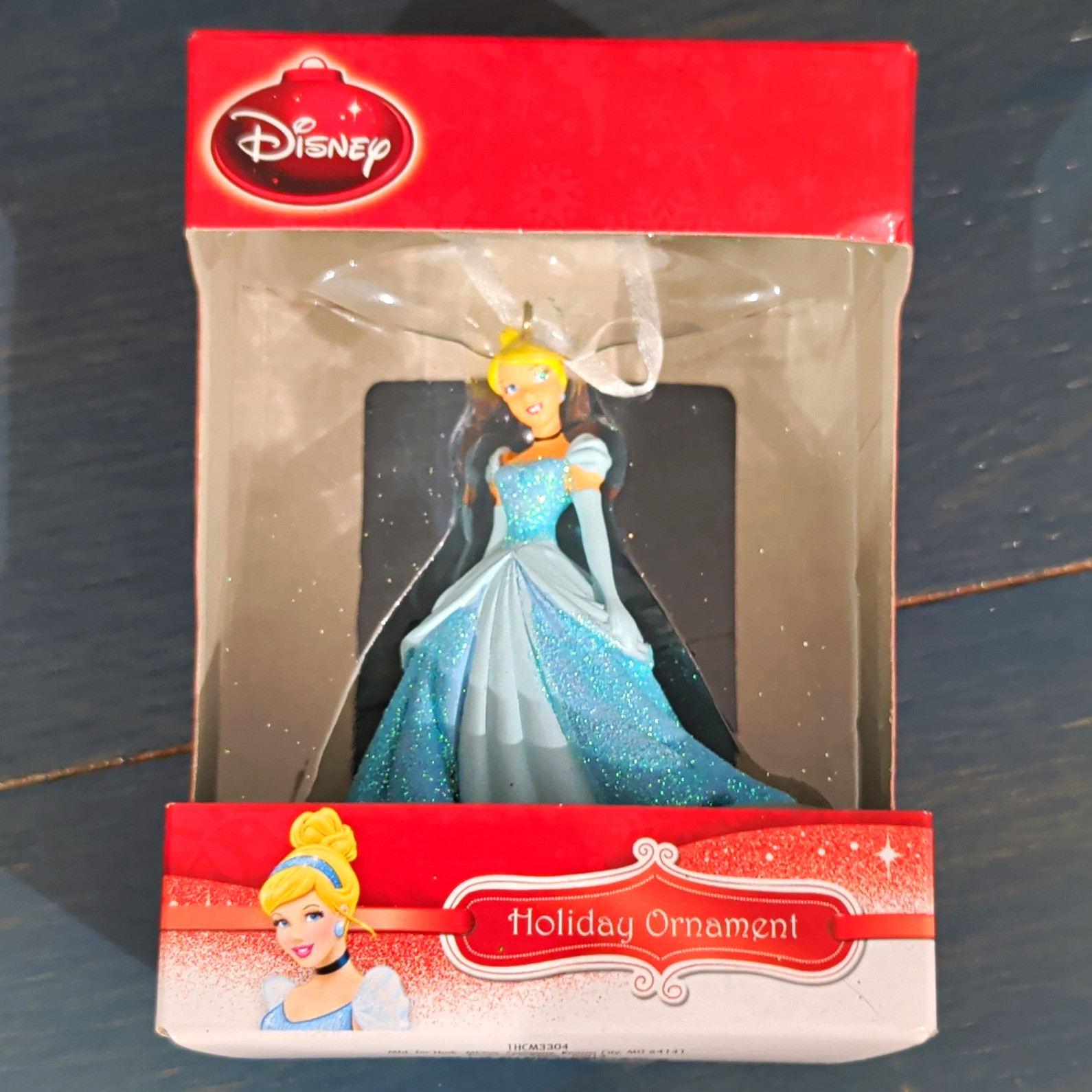 Disney Cinderella 3D Figural Resin Holiday Ornament 2013 Disney Princess