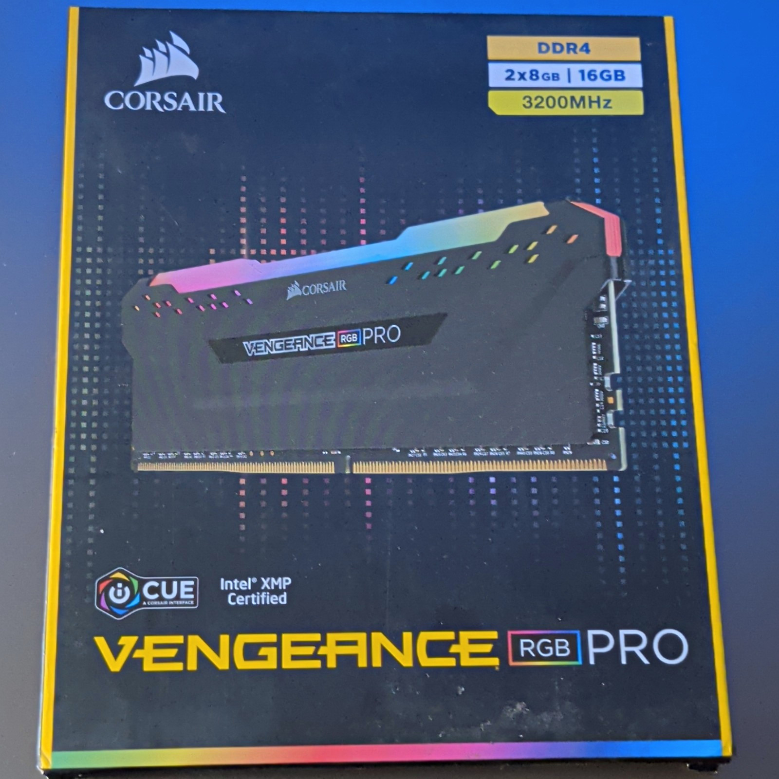 Corsair Vengeance RGB Pro 16GB (2x8GB) DDR4-3200 DIMM RAM CMW16GX4M2C3200C16