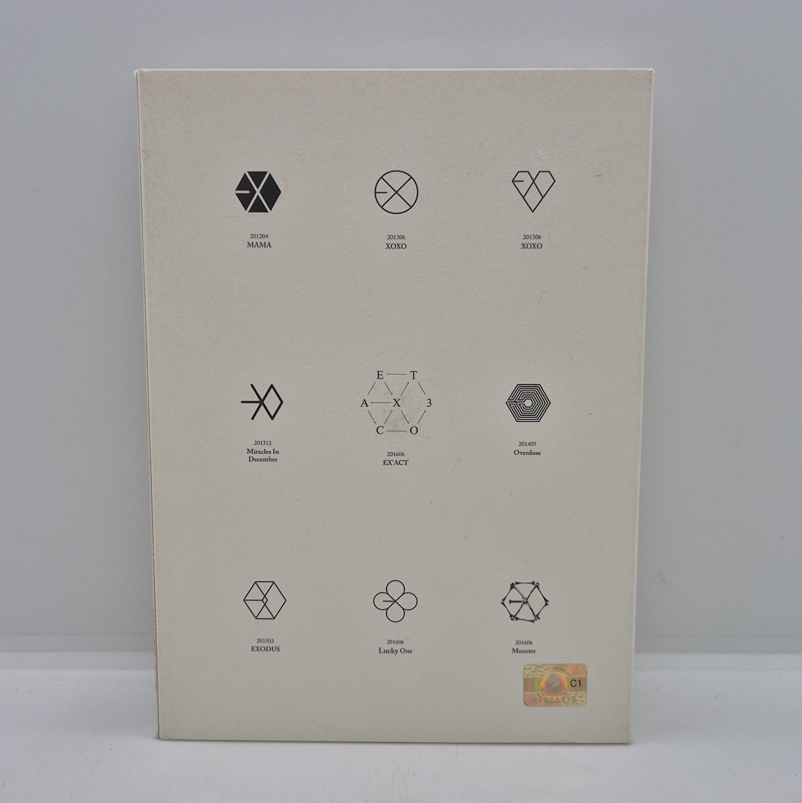 EXO \'Ex\'act\' 2016 K-Pop CD Album With Slipcover & Photocard S.M. Entertainment 
