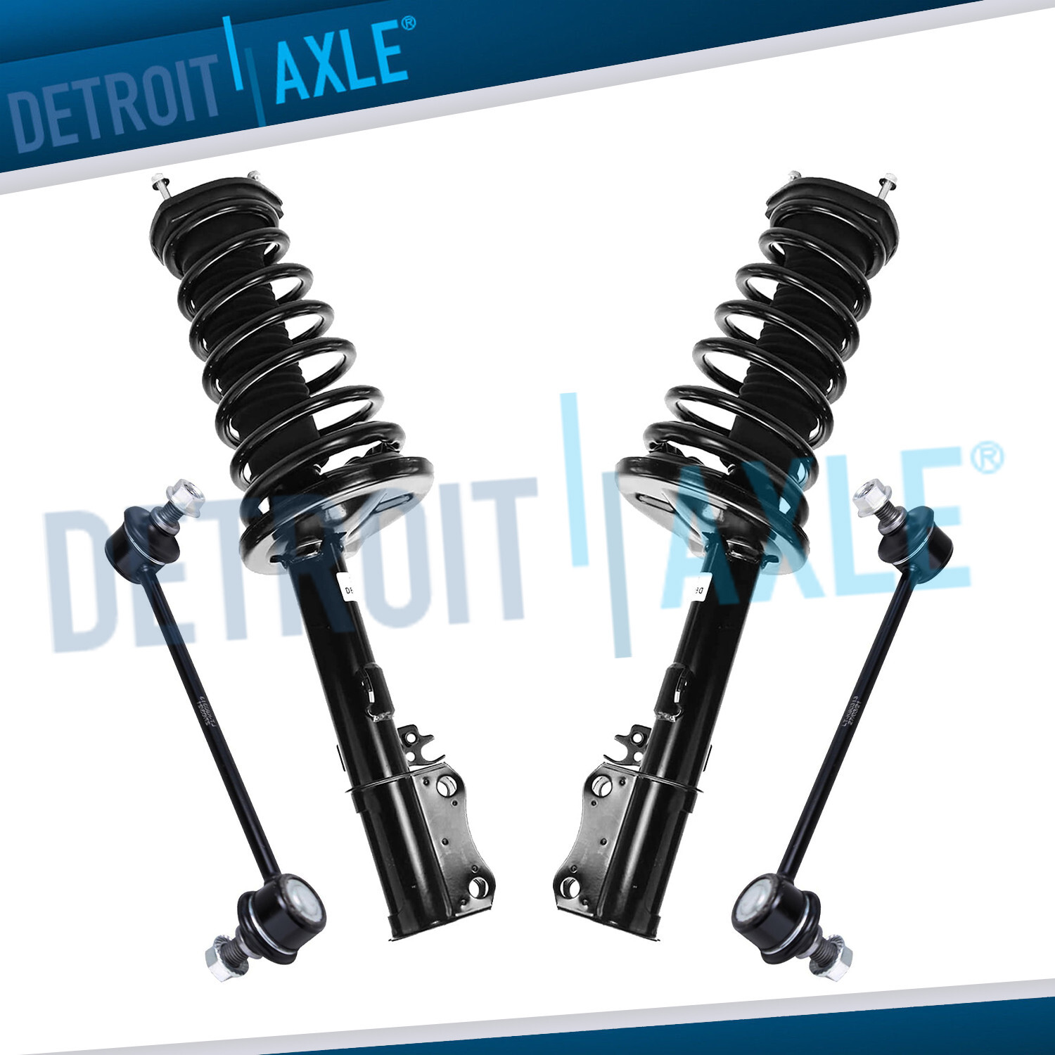 REAR Struts w/ Coil Spring Assembly Sway Bars for 1997-2001 Toyota Camry Solara