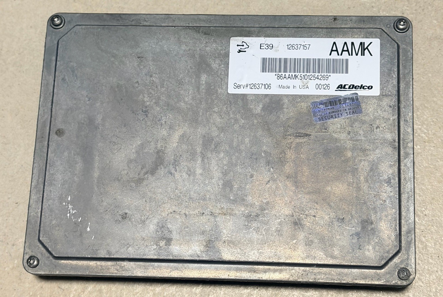 ✅ 2010-2012 Cadillac SRX Engine Computer ECU ECM  12637157 AAMK 12637106