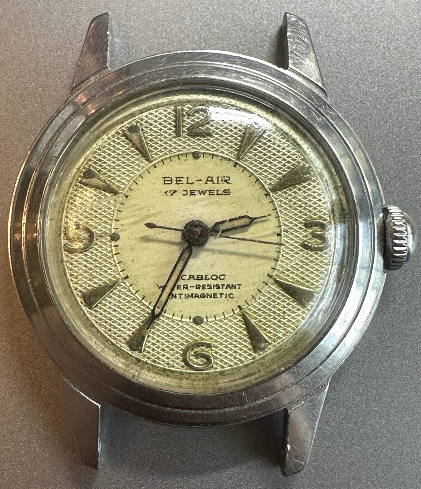 * Vintage ELOGA  BEL - AIR  Mens 33mm  17J RUNS S52