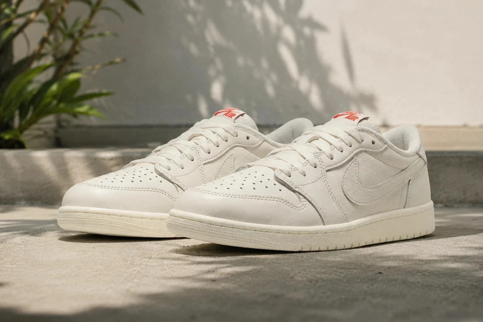Men - Jordan 1 Low OG 'Sail' HQ6998-100 Size US 7-12