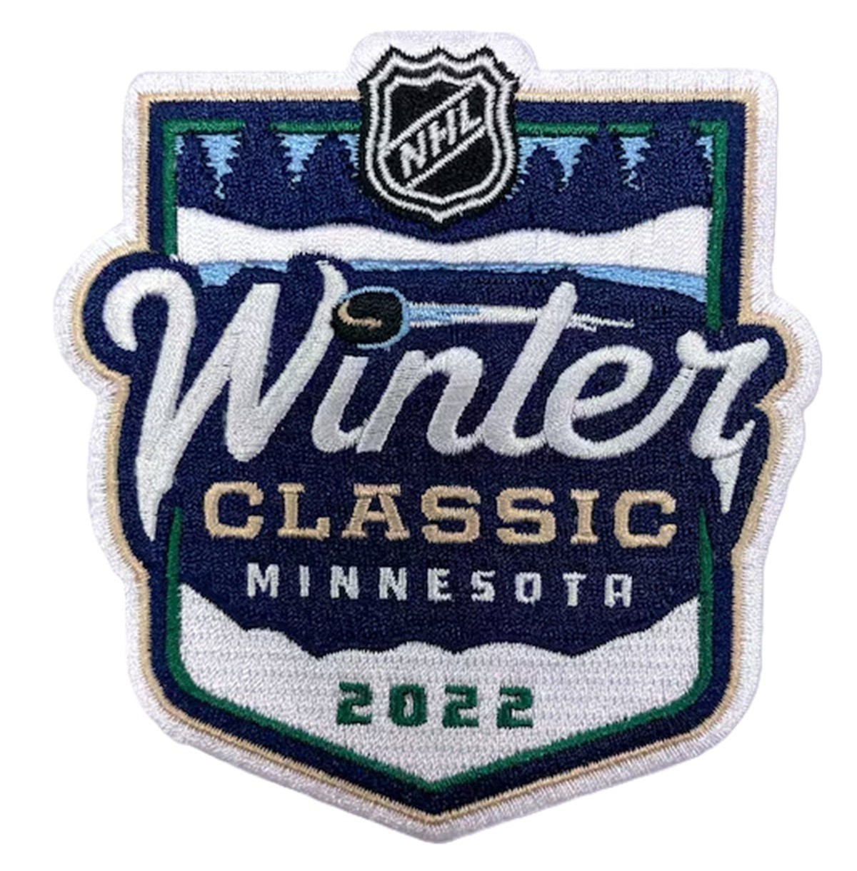 2022 NHL Winter Classic Patch Minnesota Wild vs St Louis Blues