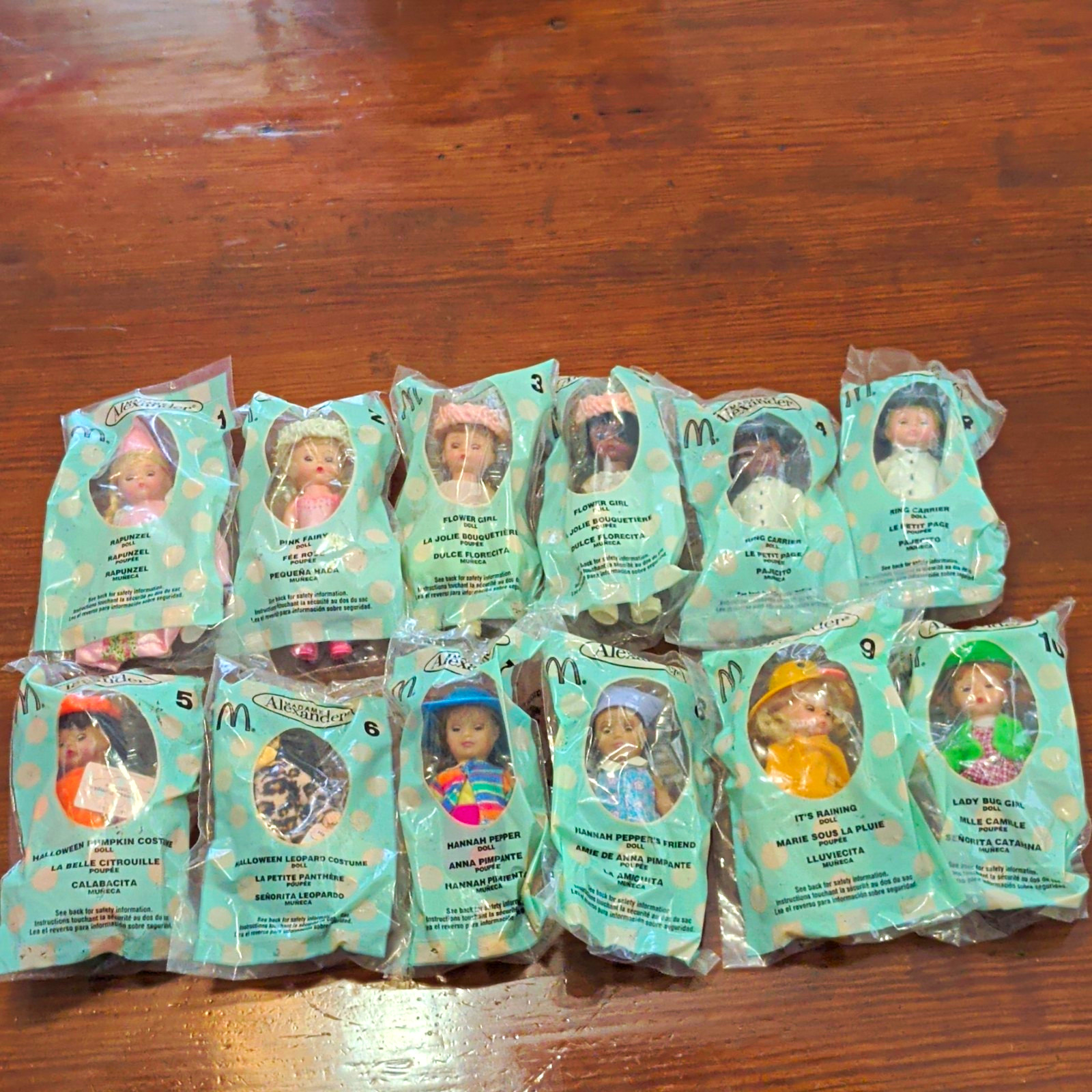 2000s Vintage rare New & Sealed Madame Alexander McDonald\'s Dolls Full Set 2003 2000s Vintage rare New & Sealed Madame Alexander McDonald\'s Dolls Full Set 2003