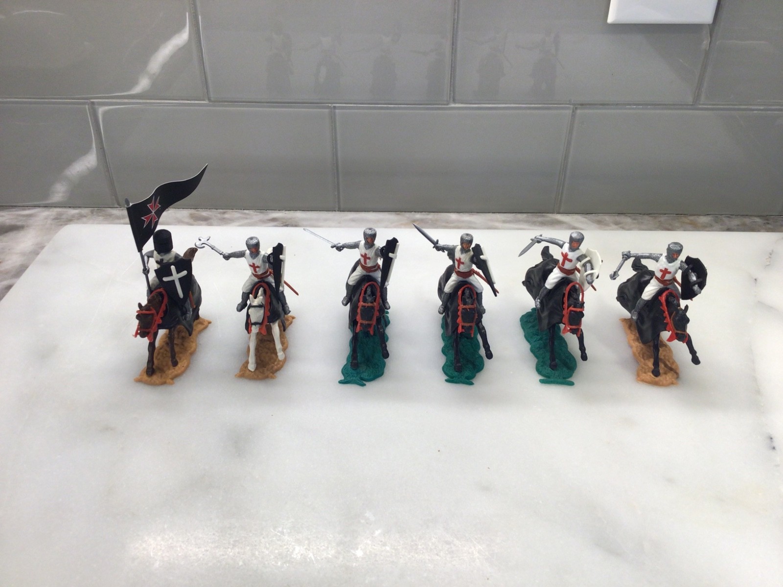 Timpo Mounted Crusaders Lot