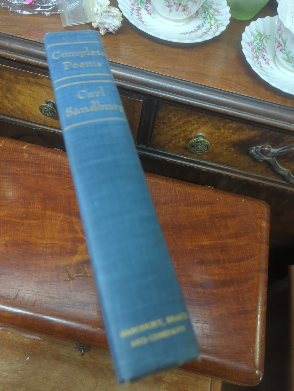 Carl Sandburg Complete Poems HC Book 1950 Harcourt &  Brace