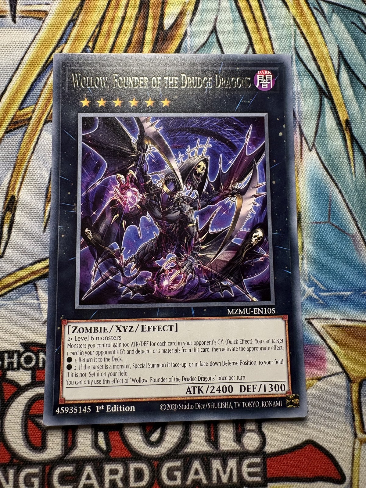 Yugioh Wollow, Founder of the Drudge Dragons Rare - MZMU-EN105 - English