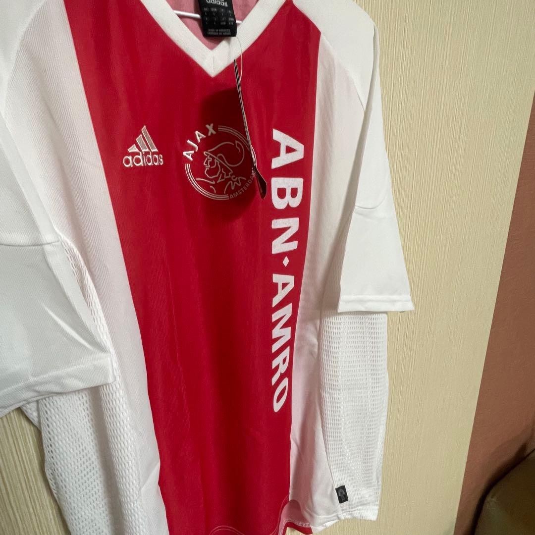 Ajax Amsterdam 2002-03 White Home Jersey Adidas ClimaLite Size L  Deadstock