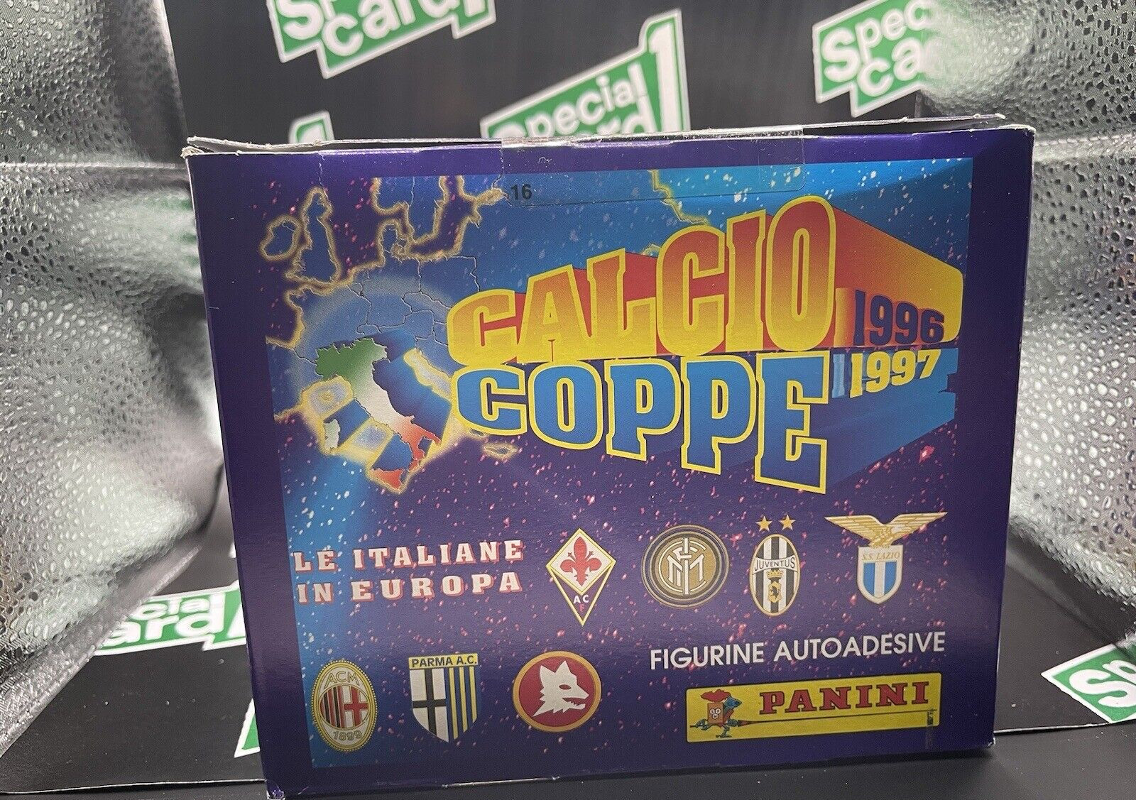 1996-1997 Panini Calcio Coppe Sticker Box 100 Packs BOXES Original Unopened 1996-1997 Panini Calcio Coppe Sticker Box 100 Packs BOXES Original Unopened