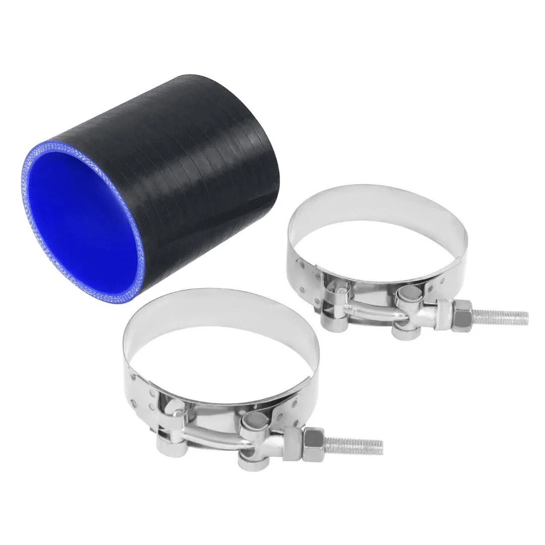 4 Ply Silicone Hose/Intake/Intercooler Pipe Straight Coupler +T Clamps 4