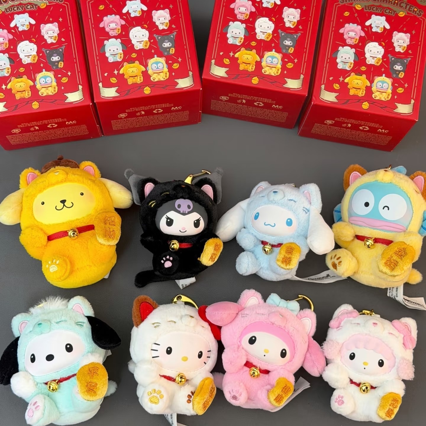 MINISO 100%Authentic Sanrio Lucky Cat Blind Box,shipped US,free ship,Random1pc MINISO 100%Authentic Sanrio Lucky Cat Blind Box,shipped US,free ship,Random1pc