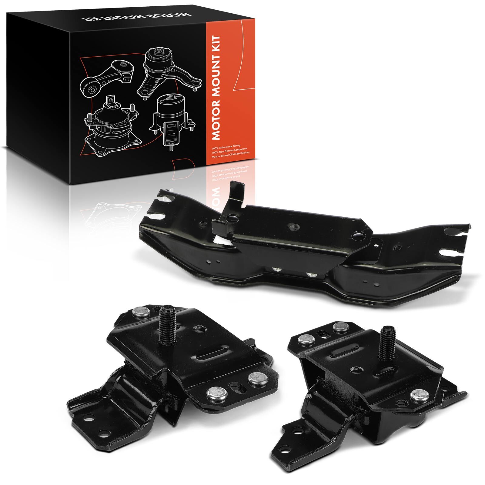 3Pcs Engine Motor & Transmission Mount for Ford Mustang 1999-2004 V6 3.8L 3.9L