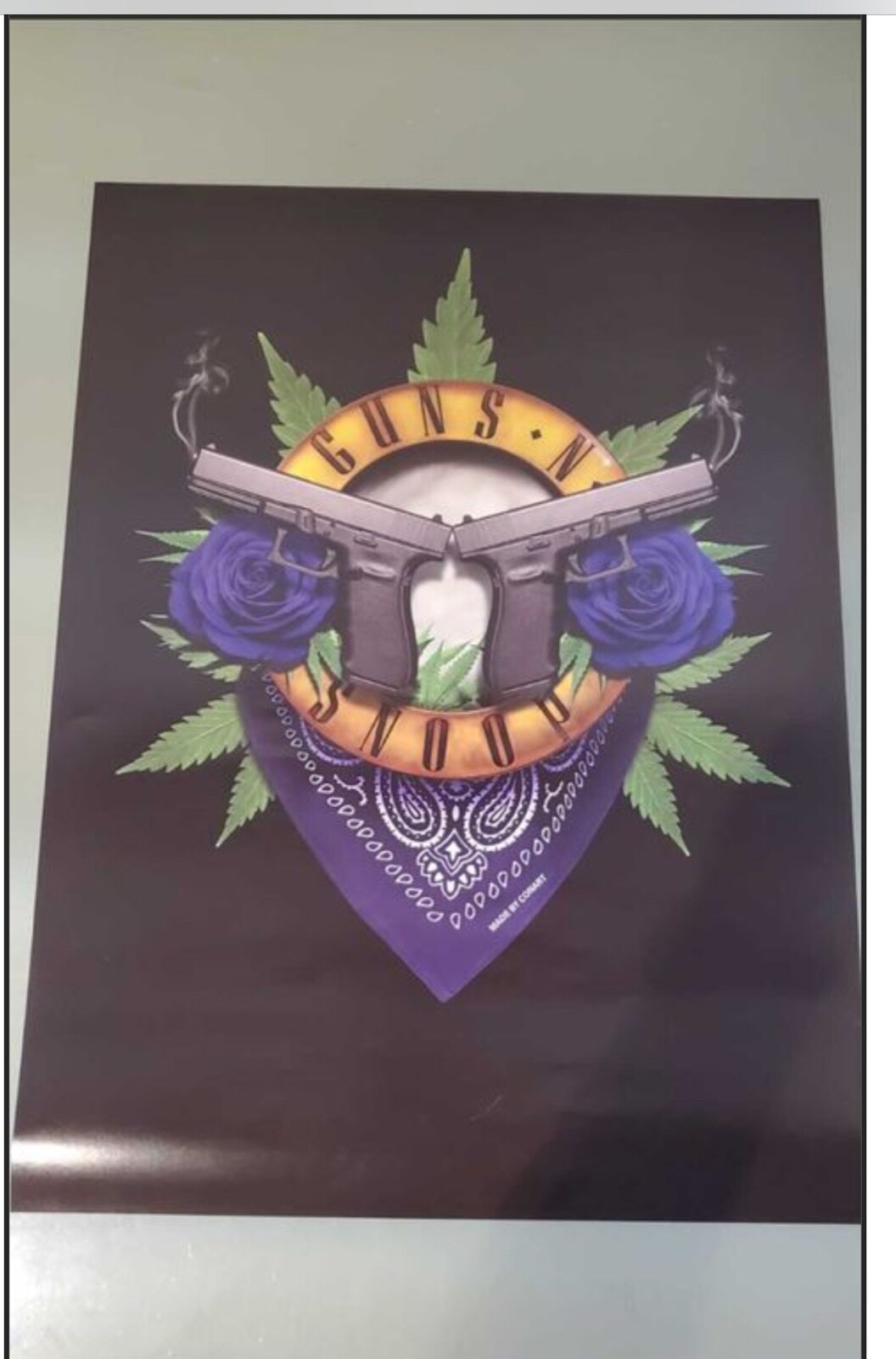 Conart Guns N’ Roses Snoop Dogg poster new limited edition 