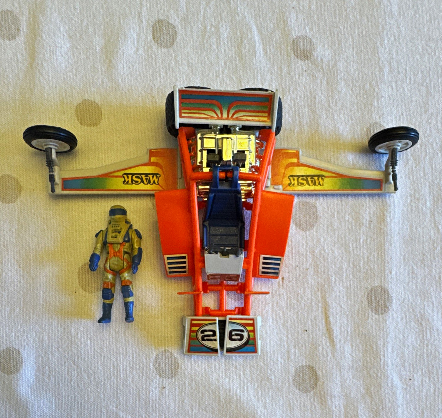Vintage 1986 Kenner M.A.S.K. FIREFLY with Julio. and missile. COMPLETE Vintage 1986 Kenner M.A.S.K. FIREFLY with Julio. and missile. COMPLETE