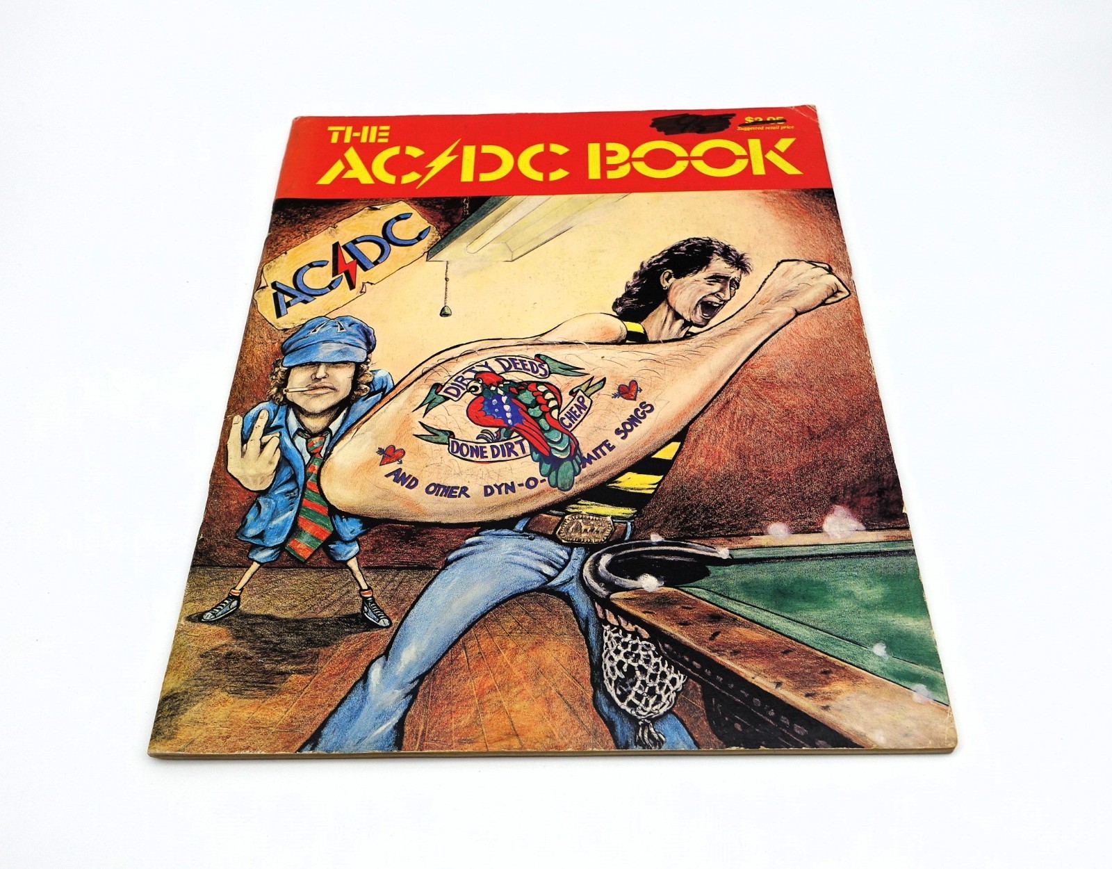 AC/DC The AC/DC Book From The 1976 Dirty Deeds Done Dirt Cheap Mail Order Flyer AC/DC The AC/DC Book From The 1976 Dirty Deeds Done Dirt Cheap Mail Order Flyer