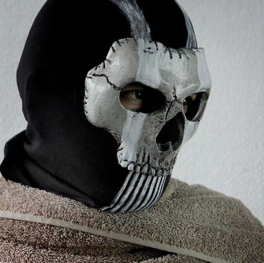 Call of Duty Warzone 2Call of Duty Same Skull Ghost Mask Mask Headgear cosplay