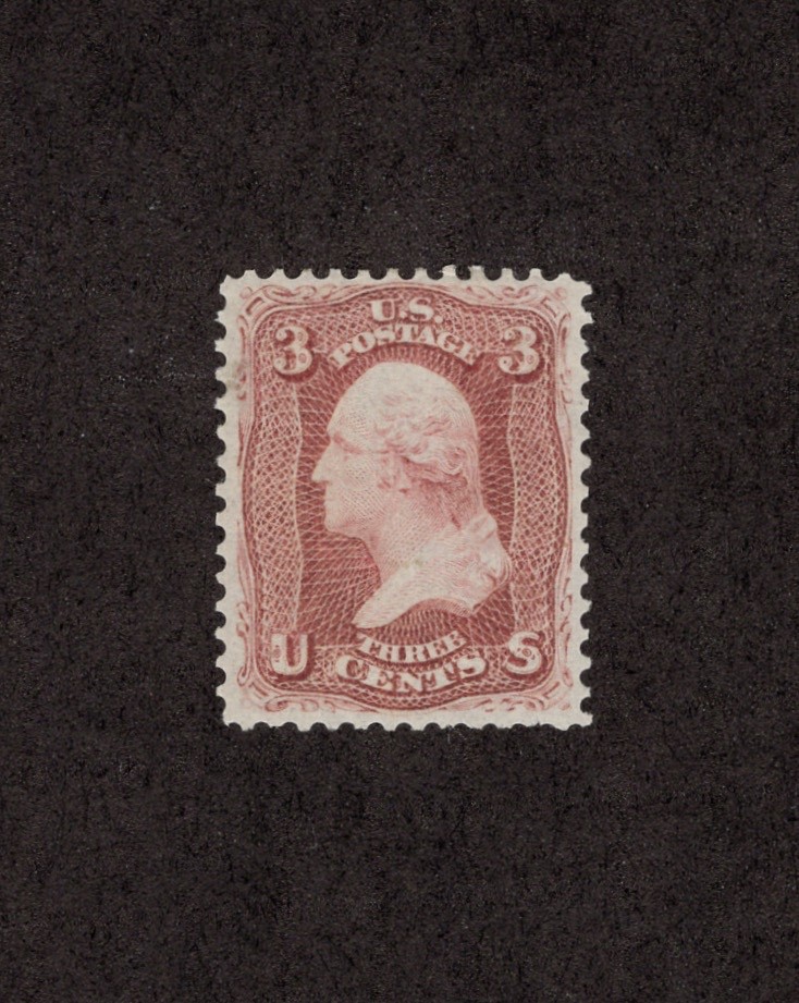 US Scott # 65 - MH,OG -  XF/S  CV=$400 Nice looking stamp