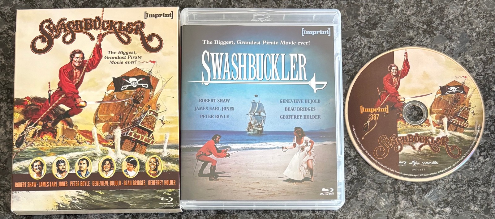 Swashbuckler [1976) Imprint 2025 Limited Edition Blu-ray w/ Slipcase OOP