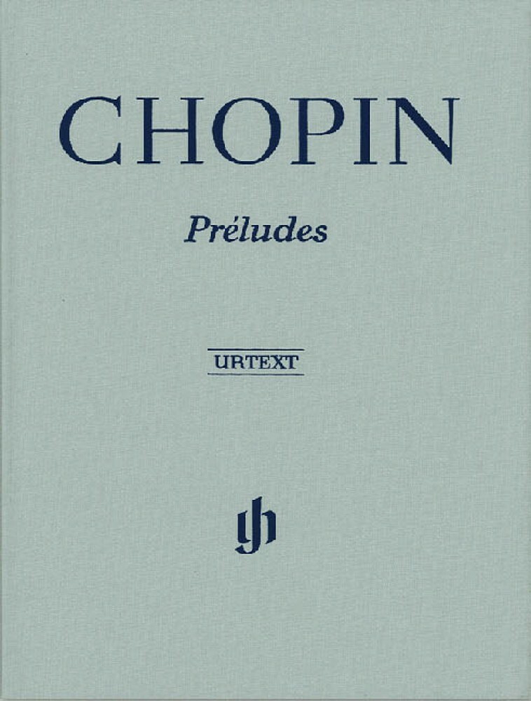 Chopin Preludes Sheet Music Piano Solo Hardcover NEW 051480883
