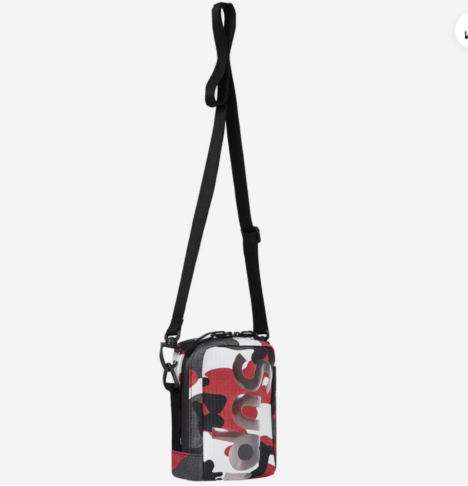 Supreme SS21 Red Camo Neck Pouch