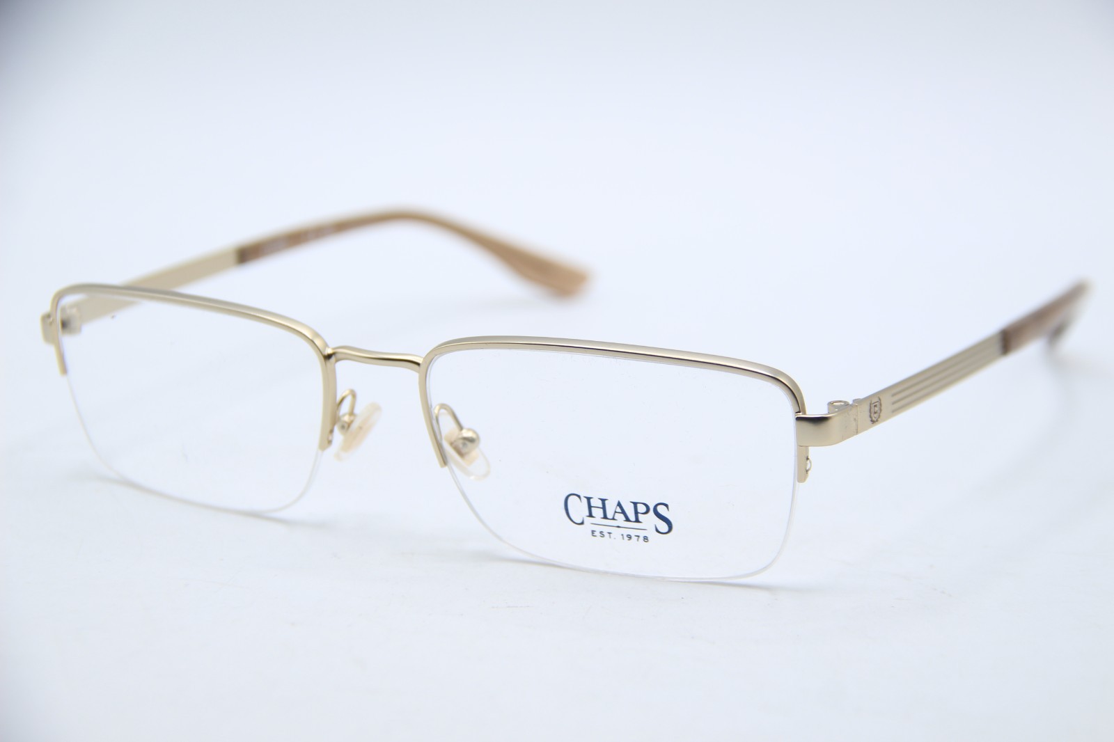 NEW CHAPS CP 2102 9429 GOLD BROWN GUNMETAL AUTHENTIC FRAMES EYEGLASSES 56-18