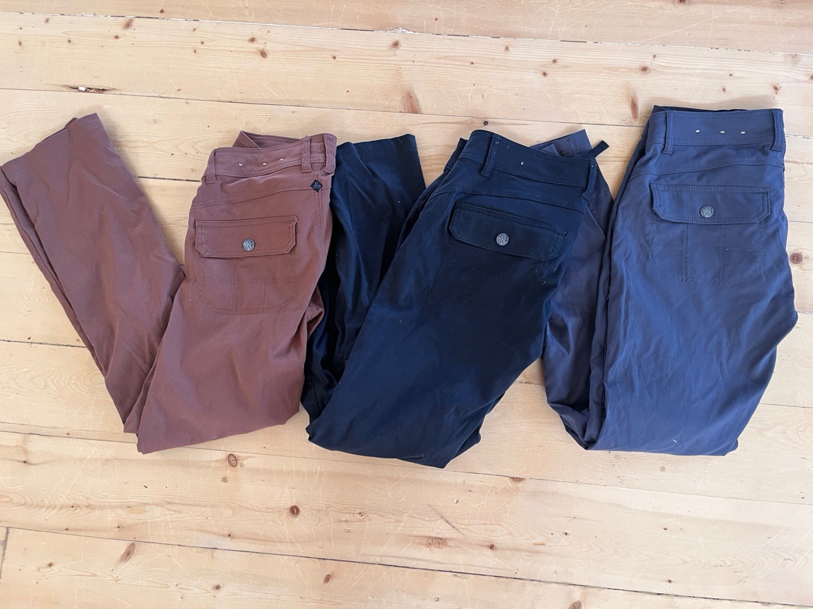 Lot of 3 Prana Halle straight Pants Womens size 4 Hiking Lot of 3 Prana Halle straight Pants Womens size 4 Hiking
