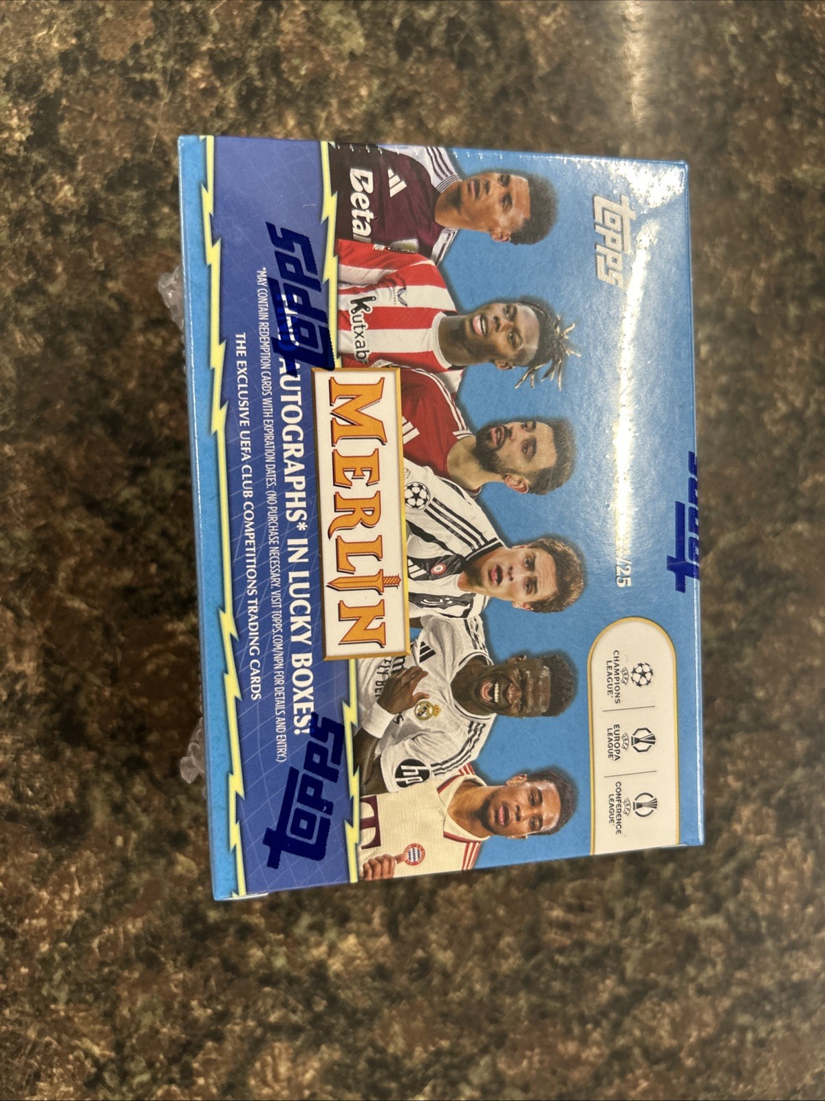 2024-25 Topps UEFA Champions League Merlin Soccer Sealed Value Box 2024-25 Topps UEFA Champions League Merlin Soccer Sealed Value Box